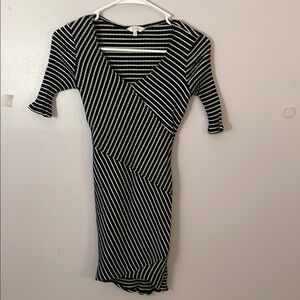Candie's Black and White Mini Dress